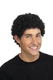 Wig Mini Fro Black One Size Costume Wig