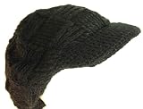 Hand Knitted Cab Driver Hat for women medium large.