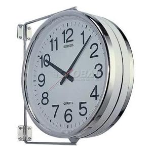 Wall Clock Double Sided Battery Operated