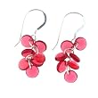 Anna Perrone Glass Earrings .925 Sterling Silver