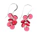 Anna Perrone Glass Earrings .925 Sterling Silver