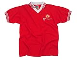 Score Draw Official Retro Manchester United 1977 FA Cup Final Shirt - Large