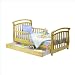 Dream On Me Deluxe Sleigh Toddler Bed with Storage Drawer - Natural
