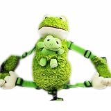 Cuffu Green Frog STUFFED ANIMAL for Children , Perfect Gift Idea for Age 3-10