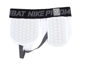 Nike Pro Combat Hyperstrong Mens Compression Padded Jock White Grey Size XXL: Amazon.co.uk 