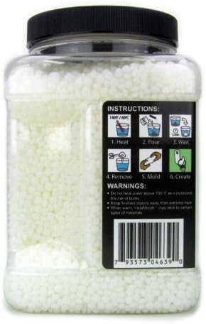 InstaMorph Moldable Plastic, 34 oz, Super Strong Moldable Plastic Pellets