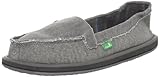 Sanuk Women's Shorty Sidewalk Surfer Slip-On,Grey,7 M US