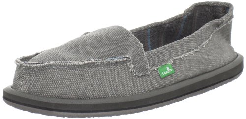 Sanuk Women's Shorty Sidewalk Surfer Slip-On,Grey,7 M US