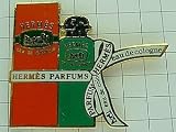 限定レア美品ピンズ◆エルメス香水ボトル型ピンバッジフランス HERMES 限定