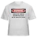 Warning: Greater Swiss Mountain Dog with an attitude Youth T-Shirt (for Kids) Various Colors Available