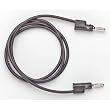 Pomona Stacking Banana Plug Patch Cord, Black, 24" OAL
