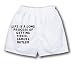 White Boxer Short with Life is a long process of getting tired. - Samuel Butler