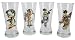 Set Of 4 Ed Hardy DRAGON LADY Flared Shooter Glasses