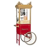 Gold Medal Deluxe Sixty Popper Popcorn Machine with Cart