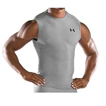 Under Armour Ua Heatgear Sleeveless T - Tee Shirt Multisport homme - Noir, Blanc