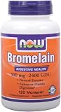 NOW Foods Bromelain 2400Gdu/500mg, 120 Vcaps