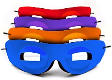 Ninja® Spray Goggles Turtle Pack (4-pack) Anti Fog Continuous Clear Vision Eye Protection for Spray Painters Mask