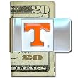 University of Tennessee Pewter Money Clip NCAA