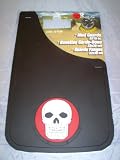 Skull Mudguards Mud Flaps Easy Fit Truck SUV 9x15 Black