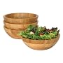Lipper International Small Bamboo Bowls, Set of 4 by Lipper International