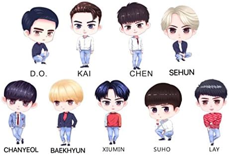 Soil EXO "Q" Version Image Cute Doll Model Plush Toys Throw Pillows 17.7'' Gift For Boyfriend,Girlfriend or Friends (XIUMIN)