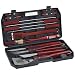 20 Piece Barbeque Tool Set with Carrying Case and Temperature Fork