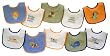 Nojo Making Miracle 10 Pack Water Resistant Drooler Bib, Boy/Styles May Vary