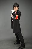 Japanese Anime Katekyo Hitman Reborn Cosplay Costume - Hibari Kyoya 2nd Ver Set Medium