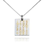 Sterling Silver Hidden Message 