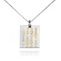 Sterling Silver Hidden Message "Best Friend" Pendant, 18"