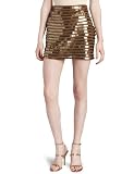 BCBGMAXAZRIA Womens Elka Mini Sequins Skirt