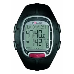 Polar RS100 Laufsport-Computer, schwarz, inkl. WearLink Textilsender, M-XXL