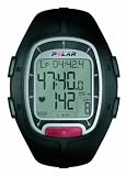 Polar RS100 Laufsport-Computer, schwarz, inkl. WearLink Textilsender, M-XXL