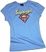 Supergirl -- I'm A Supergirl Crop Sleeve Fitted Juniors T-Shirt