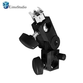 Photography Studio Lighting and Umbrella Reflector Shoe Mounting Clamp, LimoStudio, LMS370
