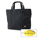 【FAT SPORT×PORTER限定コラボ】トートバッグ（中） 「MVP」　ブラック【吉田カバン】の画像