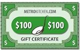 $100.00 Gift Certificate