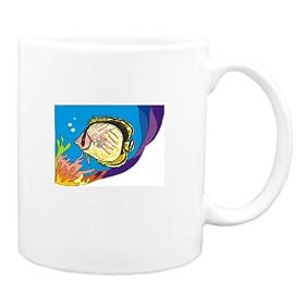 Mug with aquatic, fish, animal by Shopzeus
