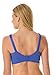 Elila Women's Plus Size Wireless Full Coverage Embroidered Bra