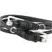 Eforcity Molded 3 Foot Digital Optical Audio TosLink Cable for CD, D/A Converters, Dolby Digital DTS Surround sound receivers, DVD, MiniDisk players and recorders, Pro Audio cards