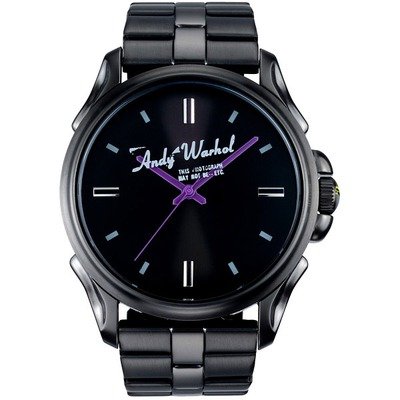 New York Rock Mens Watch with Gunmetal Band and Black Dial New York Rock Mens Watch with Gunmetal Band and Black Dial