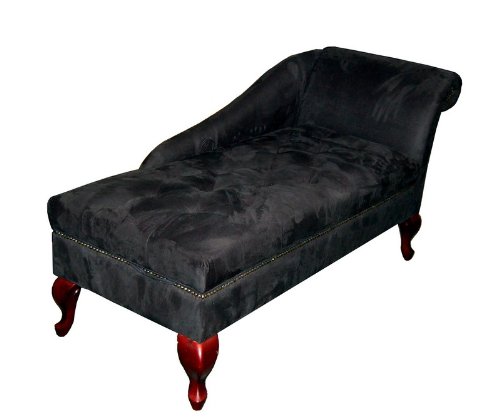 Target Marketing Systems Storage Chaise, Black Target Marketing Systems Storage Chaise, Black
