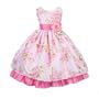 Flower Girl Dresses - Floral Tafetta Dresses (Assorted Colors) Size Toddler - 11/12
