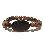 Rhodonite Bracelet 03 Stretch Sodalite Pink Blue Oval Crystal Stone Bead Gemstone