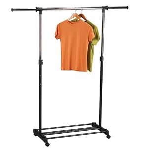 Rolling dress rack
