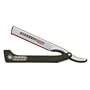 Dovo Stainless Steel blade BLACK Handle Shavette Straight Razor Replaceable Blade