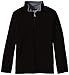 The Children's Place Big Boys' Solid Microfleece Quarter-Zip Jacket
