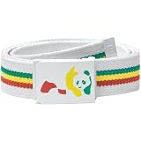 Enjoi Rasta Panda Web Belt - White - One Size