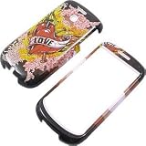 Love Tatto Black Shield Protector Case for T-Mobile myTouch 3G (3.5mm Jack & Fender Edition)