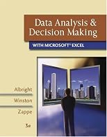 Data Analysis and Decision Making With Microsoft Excel